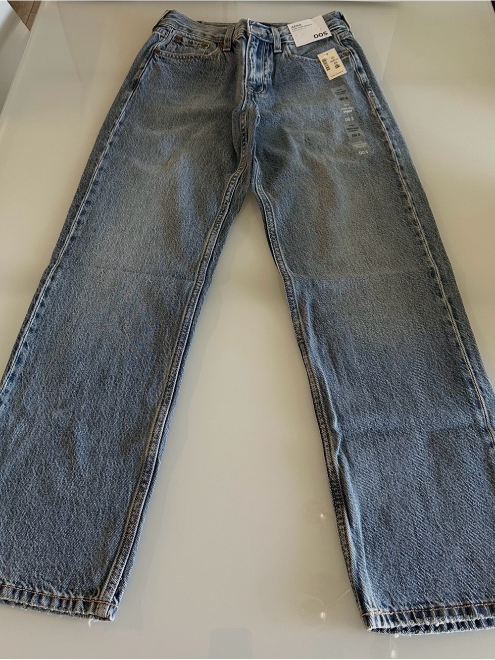 Aeropostale Aero High Rise Baggy Jeans 00 Short NWT